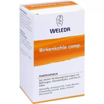 BIRKENKOHLE comp.Hard capsules, 50 pcs