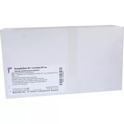 BRYOPHYLLUM D 5/Conchae D 7 ampoules, 50X10 ml