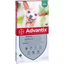 ADVANTIX Spot-on Lsg.z.Auftr.a.d.H.f.Dog up to 4 kg, 4 pcs