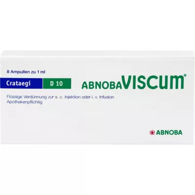 ABNOBAVISCUM Crataegi D 10 ampoules, 8 pcs ABNOBAVISCUM Crataegi D 10 ampoules, 8 pcs