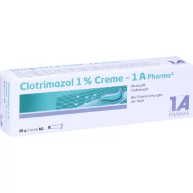 CLOTRIMAZOL 1% cream-1A Pharma, 20 g CLOTRIMAZOL 1% cream-1A Pharma, 20 g