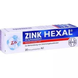 ZINK HEXAL Effervescent tablets, 20 pcs