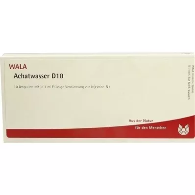 ACHATWASSER D 10 ampoules, 10X1 ml ACHATWASSER D 10 ampoules, 10X1 ml