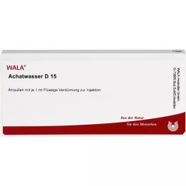 ACHATWASSER D 15 ampoules, 10X1 ml