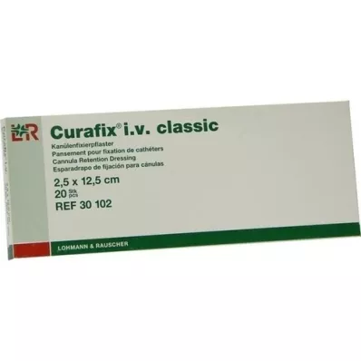CURAFIX i.v.classic plasters 2.5x12.5 cm, 20 pcs