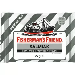 FISHERMANS FRIEND Salmiac without sugar pastilles, 25 g