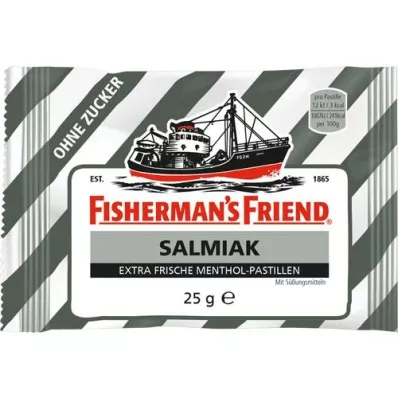FISHERMANS FRIEND Salmiac without sugar pastilles, 25 g FISHERMANS FRIEND Salmiac without sugar pastilles, 25 g