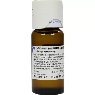 STIBIUM ARSENICOSUM D 8 Dilution, 50 ml