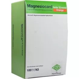 MAGNESIOCARD forte 10 mmol Orange Plv.z.H.e.L.z.E., 100 pcs