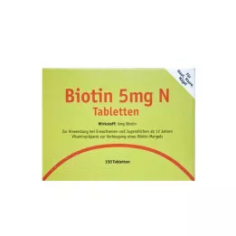 BIOTIN 5 mg N tablets, 150 pc