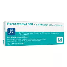 PARACETAMOL 500-1A Pharma tablets, 20 pc