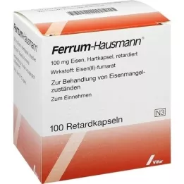 FERRUM HAUSMANN Slow-release capsules, 100 pcs
