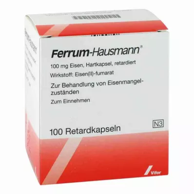 FERRUM HAUSMANN Slow-release capsules, 100 pcs FERRUM HAUSMANN Slow-release capsules, 100 pcs