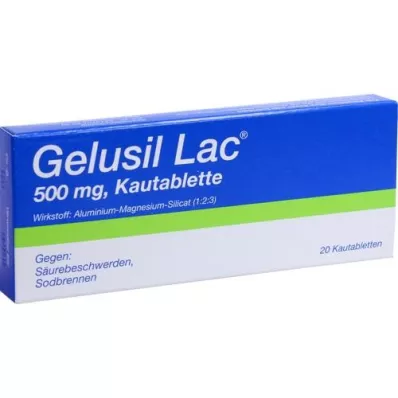 GELUSIL LAC Chewable tablets, 20 pcs