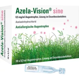 AZELA-Vision sine 0.5 mg/ml eye drops, single dose, 10X0.3 ml