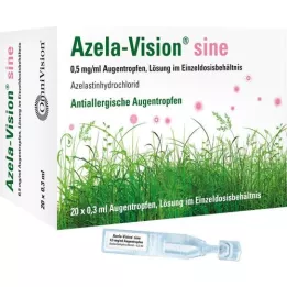 AZELA-Vision sine 0.5 mg/ml ophthalmic solution, single dose, 20X0.3 ml