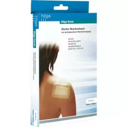 HÖGA-DERM Sterile plaster 90x150 mm, 10 pcs