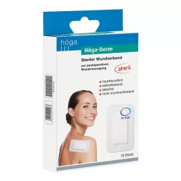 HÖGA-DERM Sterile plaster 90x150 mm, 10 pcs