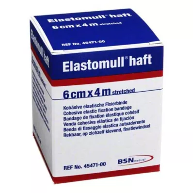 ELASTOMULL adhesive 6 cmx4 m fixation bandage, 1 pc ELASTOMULL adhesive 6 cmx4 m fixation bandage, 1 pc