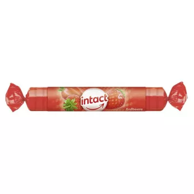 INTACT Dextrose roll strawberry, 1 pc