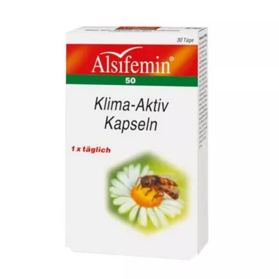 ALSIFEMIN 50 Climate active with soy 1x1 capsules, 30 pcs ALSIFEMIN 50 Climate active with soy 1x1 capsules, 30 pcs