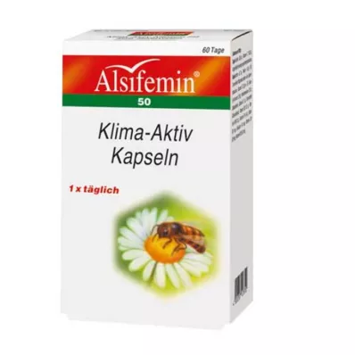 ALSIFEMIN 50 Climate Active with Soy 1x1 Capsules, 60 Capsules ALSIFEMIN 50 Climate Active with Soy 1x1 Capsules, 60 Capsules