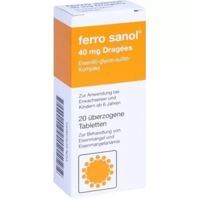 FERRO SANOL Coated tablets, 20 pcs