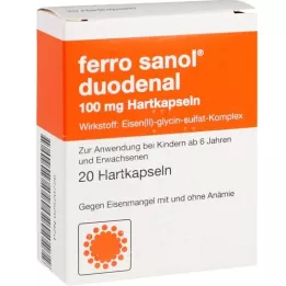 FERRO SANOL duodenal hard caps.m.msr.overz.pell., 20 pcs