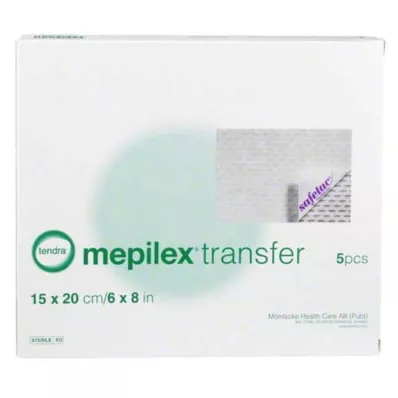 MEPILEX Transfer foam dressing 15x20 cm sterile, 5 pcs MEPILEX Transfer foam dressing 15x20 cm sterile, 5 pcs