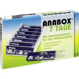 ANABOX 7 days weekly doser blue, 1 pc