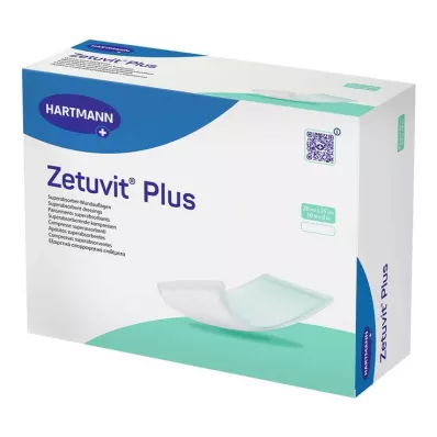 ZETUVIT Plus extra strong absorbent compress, sterile 20x25 cm, 10 pcs