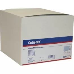 CUTISORB Absorbent compresses non-sterile 10x10 cm, 100 pcs