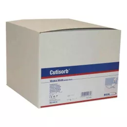 CUTISORB Absorbent compresses non-sterile 10x10 cm, 100 pcs