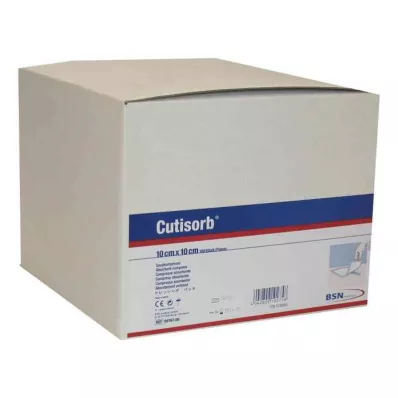 CUTISORB Absorbent compresses non-sterile 10x10 cm, 100 pcs