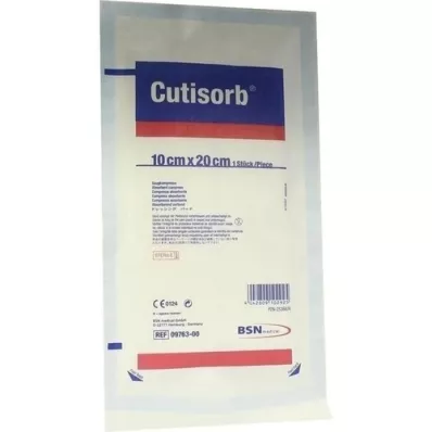 CUTISORB Absorbent compresses sterile 10x20 cm, 1 pc