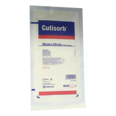 CUTISORB Absorbent compresses sterile 10x20 cm, 1 pc CUTISORB Absorbent compresses sterile 10x20 cm, 1 pc