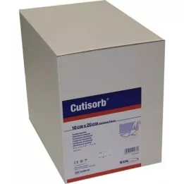 CUTISORB Absorbent compresses non-sterile 10x20 cm, 100 pcs