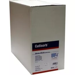 CUTISORB Absorbent compresses non-sterile 20x40 cm, 50 pcs