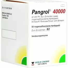 PANGROL 40.000 hard caps with enteric-coated pell, 50 pcs