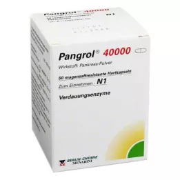 PANGROL 40.000 hard caps with enteric-coated pell, 50 pcs