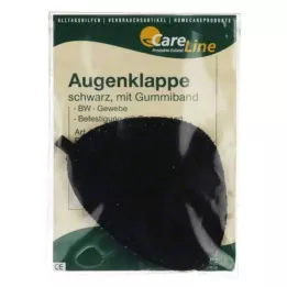 AUGENKLAPPE with elastic band black, 1 pc