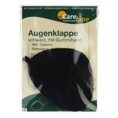 AUGENKLAPPE with elastic band black, 1 pc