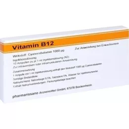 VITAMIN B12 RÖWO 1,000 μg ampoules, 10X1 ml