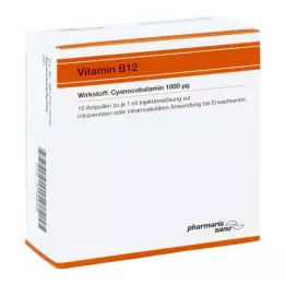 VITAMIN B12 RÖWO 1,000 μg ampoules, 10X1 ml