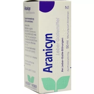 ARANICYN Liver Bile Remedy Mixture, 50 ml