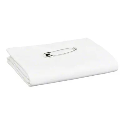 DREIECKTUCH BW 90x90x127 white w.safety gasket, 1 pc