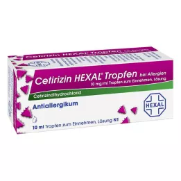 CETIRIZIN HEXAL Drops for allergies, 10 ml