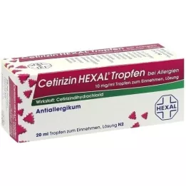 CETIRIZIN HEXAL Drops for allergies, 20 ml