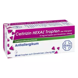 CETIRIZIN HEXAL Drops for allergies, 20 ml