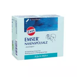 EMSER Nasal rinsing salt physiological sachet, 20 pcs
